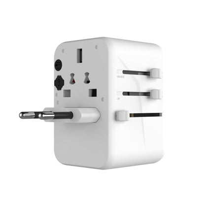 Netwerkoplader Fixed Travel, 65W, 3.25A, 2 x USB-A - 3 x USB-C, Wit