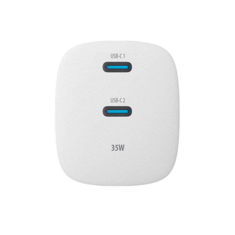 Netwerkoplader Forever TC-05-35CC, 35W, 3A, 2 x USB-C, Wit