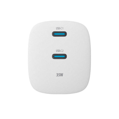 Netwerkoplader Forever TC-05-35CC, 35W, 3A, 2 x USB-C, Wit