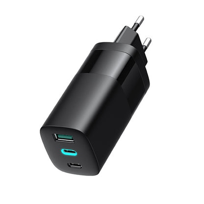 Netwerkoplader HAVIT UC10, 65W, 3A, 1 x USB-A - 2 x USB-C, Zwart