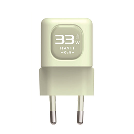 Netwerkoplader HAVIT UC230, 33W, 3A, 1 x USB-A - 1 x USB-C, Groen