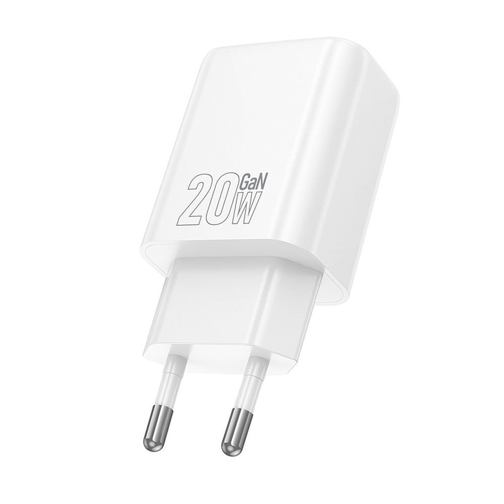 Netwerkoplader HOCO N60, 20W, 3A, 1 x USB-C, Wit