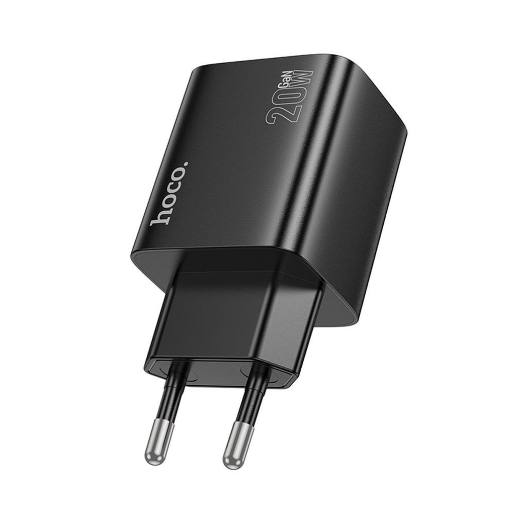 Netwerkoplader HOCO N55, 20W, 3A, 2 x USB-A - 2 x USB-C, Zwart