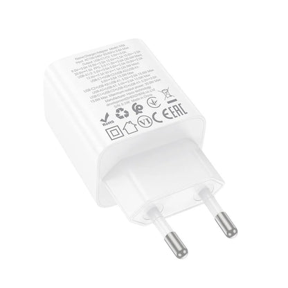 HOCO N56 Network Charger, 30W, 3A, 2 x USB-A - 2 x USB-C, White