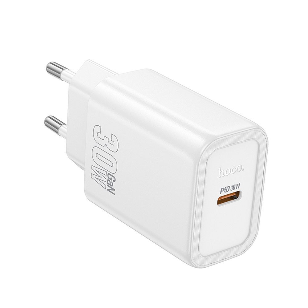 Netwerkoplader HOCO N62, 30W, 3A, 1 x USB-C, Wit