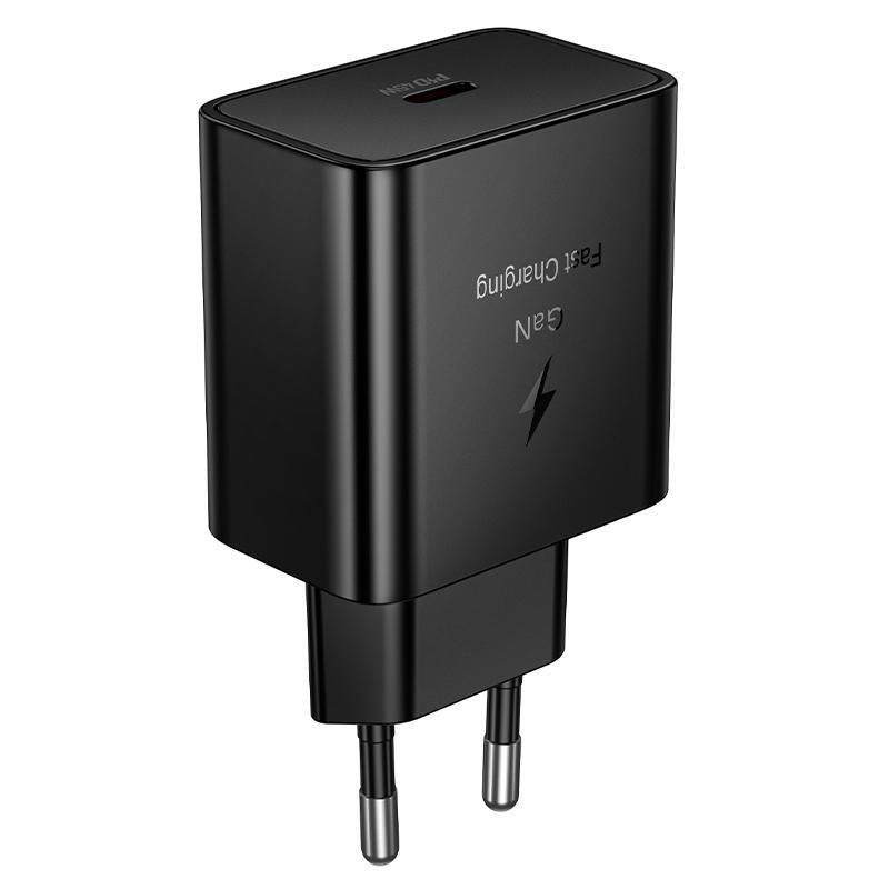 HOCO N77 Netlader, 45W, 3A, 1 x USB-C, Zwart