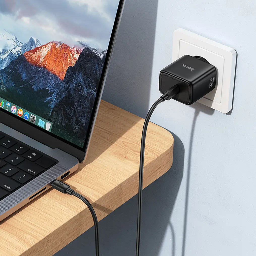 HOCO N83 Netlader, 40W, 3A, 1 x USB-C, Zwart