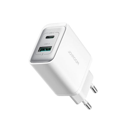 Netwerkoplader Joyroom JR-TCF15, 30W, 5A, 1 x USB-A - 1 x USB-C, Wit
