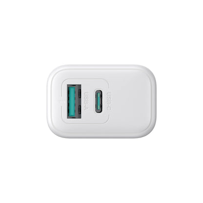 Netwerkoplader Joyroom JR-TCF21, 20W, 3A, 1 x USB-A - 1 x USB-C, Wit