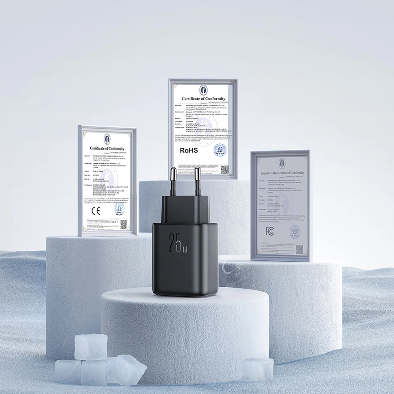 Joyroom JR-TCF23 Netwerkoplader, 25W, 3A, 1 x USB-C, Zwart