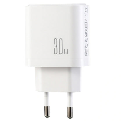 Joyroom JR-TG6 Netlader, 30W, 3A, 1 x Lightning - 1 x USB-A - 1 x USB-C, Wit