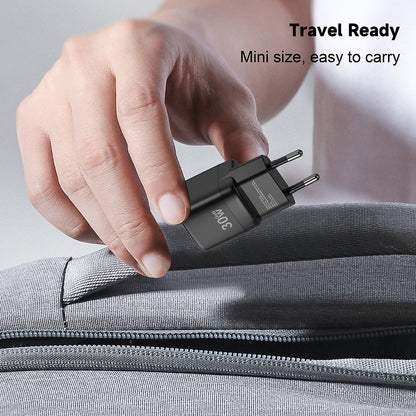 Netwerkoplader Lito LC11, 30W, 3A, 1 x USB-C, Zwart