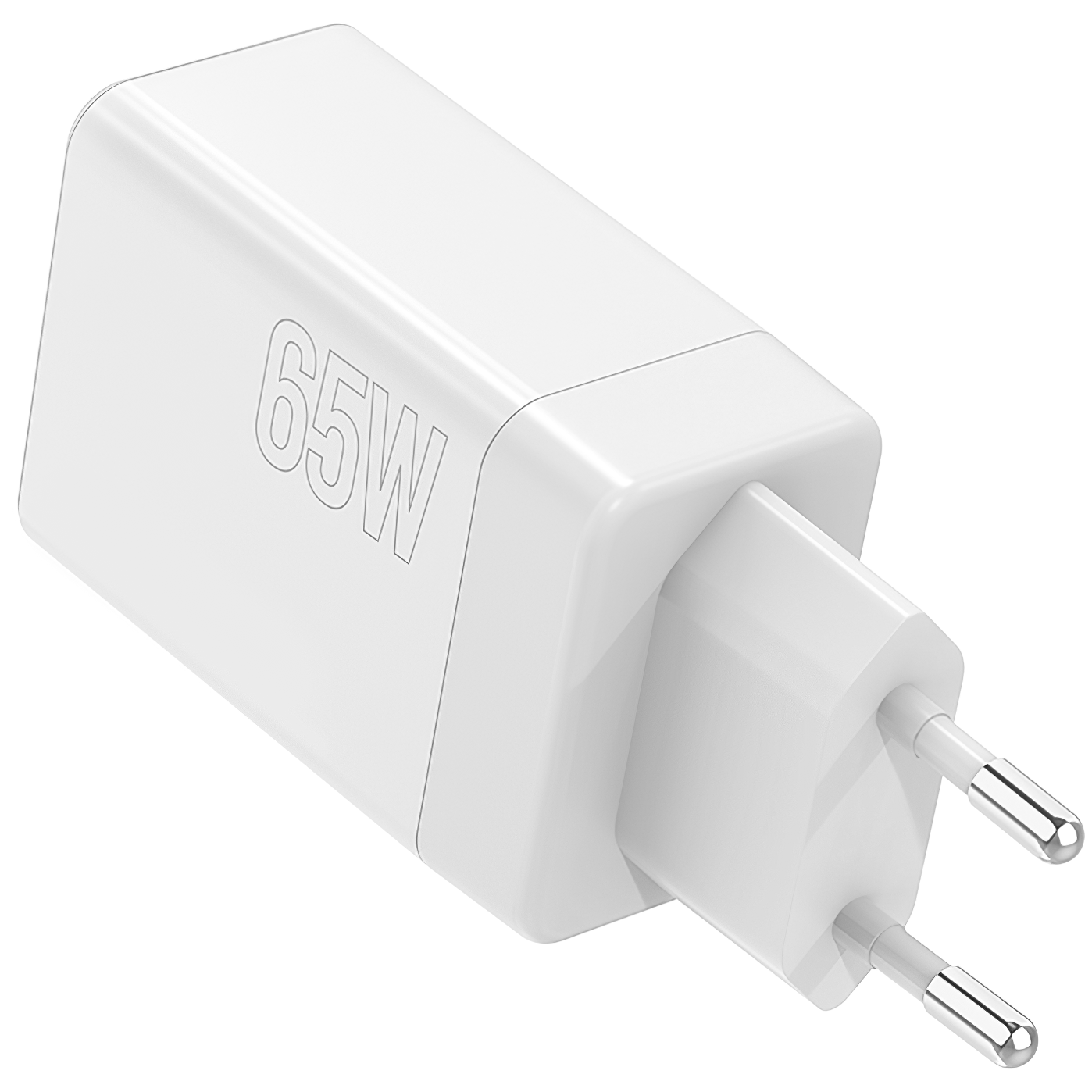 MaXlife MXTC-08-65ACC Power Adapter, 65W, 3A, 1 x USB-A - 2 x USB-C, White