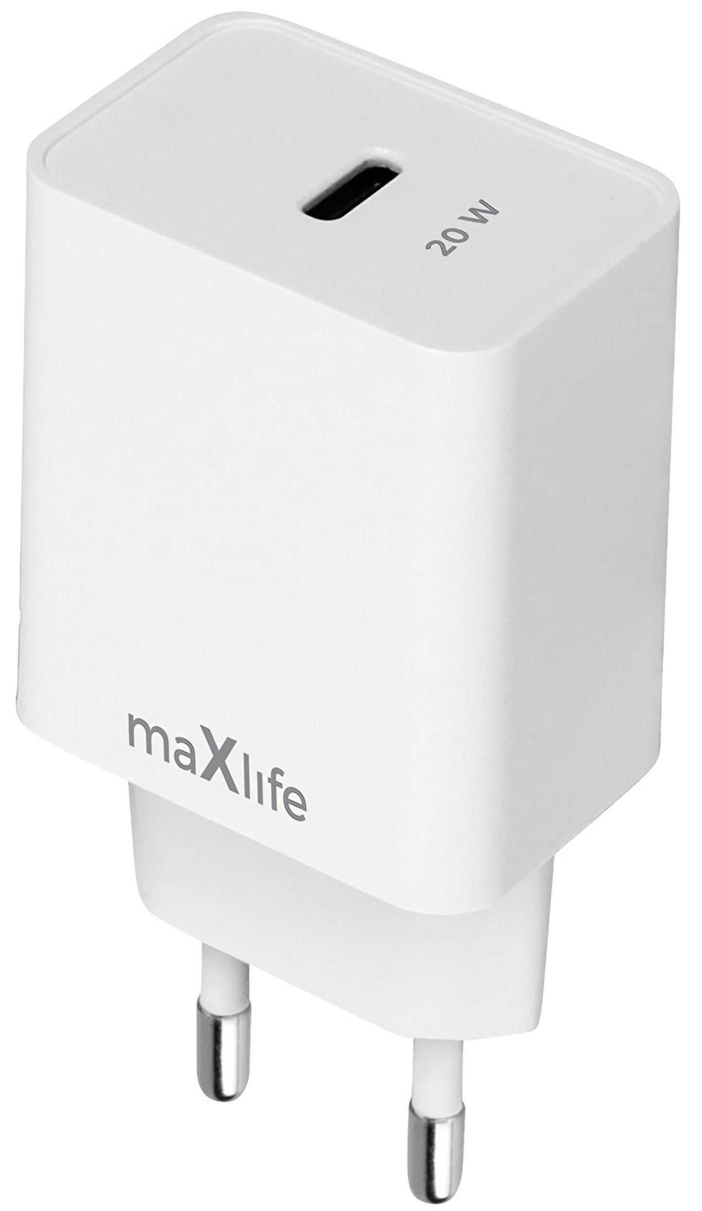 Netwerkoplader MaXlife MXTC-13-20C, 20W, 3A, 1 x USB-C, Wit