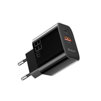 McDodo CH-0921 Netwerkoplader, 33W, 3A, 1 x USB-A - 1 x USB-C, Zwart