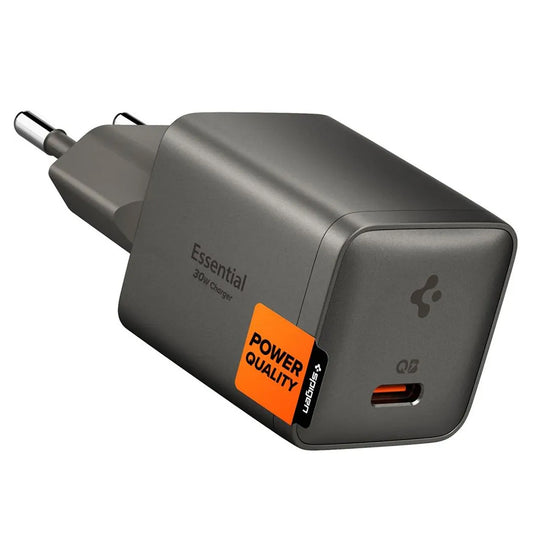 Spigen EE301EU Essential netlader, 30W, 3A, 1 x USB-C, grijs ACH10447