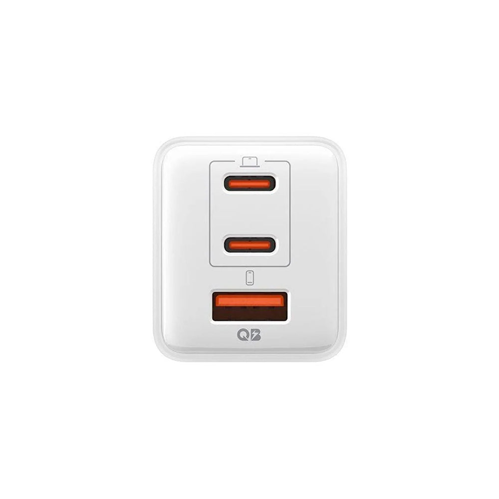 Spigen EE473EU Essential Netwerkoplader, 47W, 3A, 1 x USB-A - 2 x USB-C, Wit ACH09464
