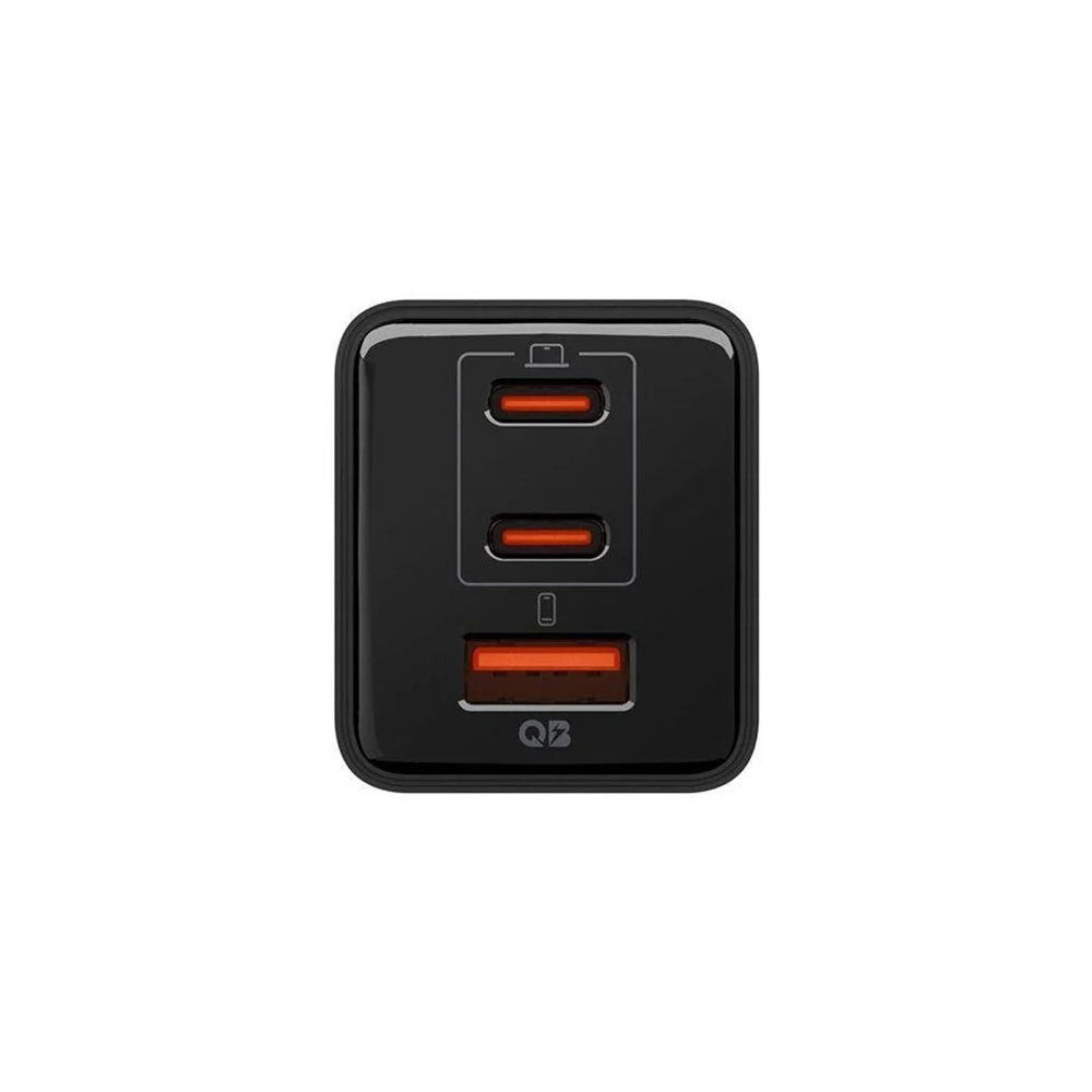 Spigen EE473EU Essential Network Charger, 47W, 3A, 1 x USB-A - 2 x USB-C, Black ACH09465