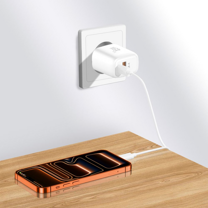Netwerkoplader Tech-Protect NCA45W, 45W, 3A, 1 x USB-A - 1 x USB-C, Wit