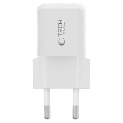 Tech-Protect NCM25 Netlader, 25W, 3A, 1 x USB-C, Wit