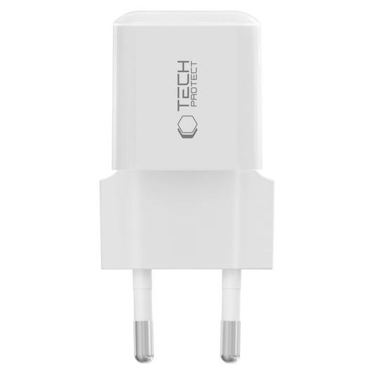Tech-Protect NCM25 Netlader, 25W, 3A, 1 x USB-C, Wit
