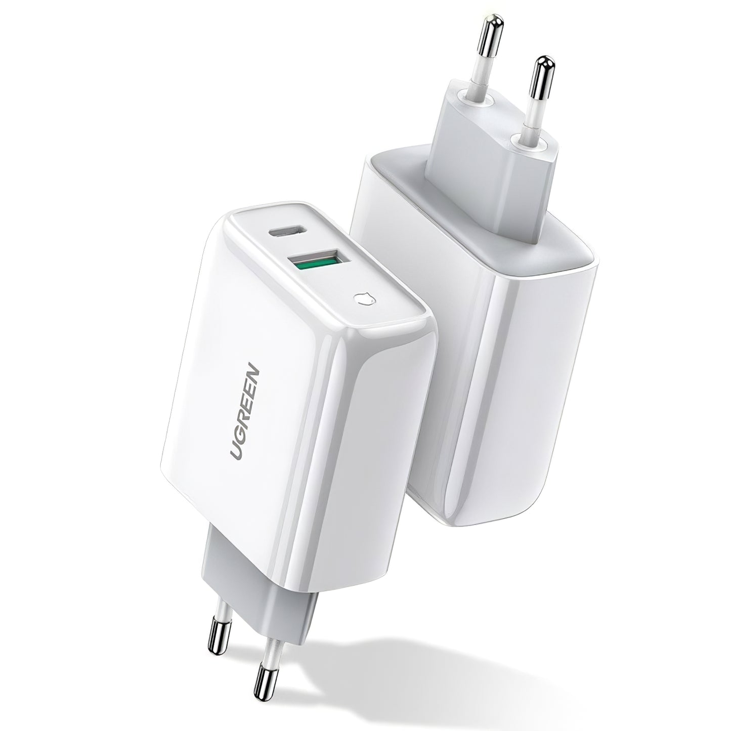 UGREEN CD170 Power Adapter, 36W, 3A, 1 x USB-A - 1 x USB-C, White