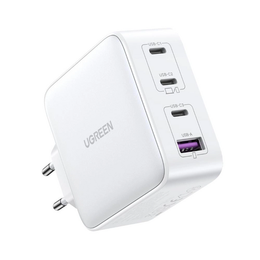 UGREEN CD226 Netwerkoplader, 100W, 5A, 1 x USB-A - 3 x USB-C, Wit
