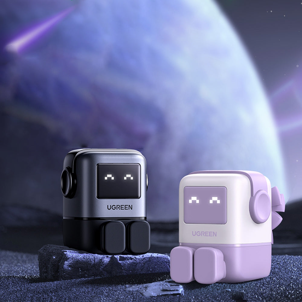 UGREEN CD361 Uno Netwerkoplader, 65W, 3.25A, 1 x USB-A - 2 x USB-C, Paars