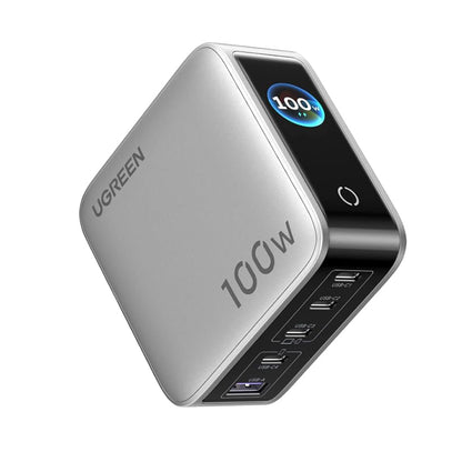 Netlader UGREEN X773 (65620B), 100W, 1 x USB-A - 4 x USB-C, Grijs