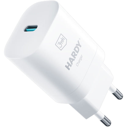 3MK Hardy GaN Wall Charger, 33W, 3A, 1 x USB-C, White