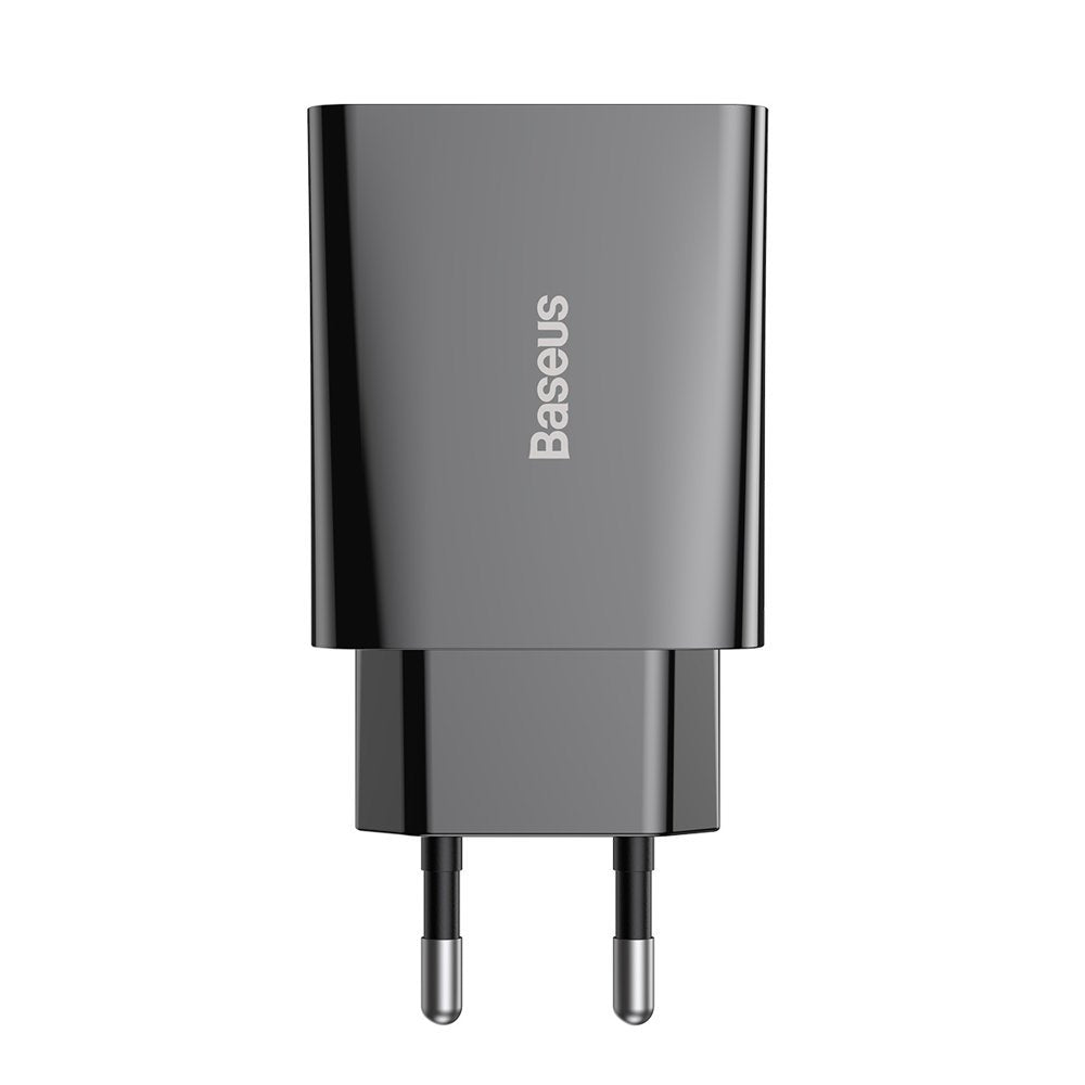 Baseus Snelheidsnetwerkoplader, 20W, 3A, 1 x USB-C, Zwart CCFS-SN01 