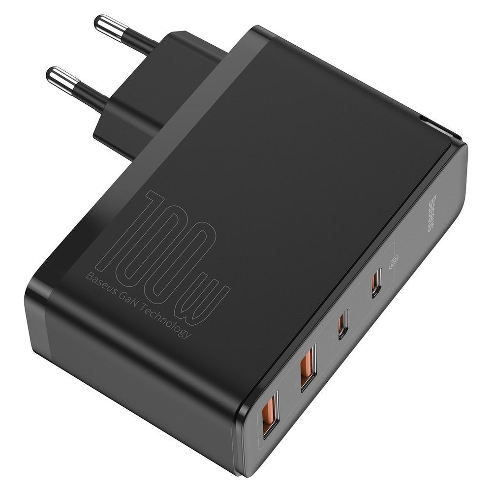 Netwerklader Baseus GaN2 Pro, 100W, 5A, 2 x USB-A - 2 x USB-C, Zwart CCGAN2P-L01