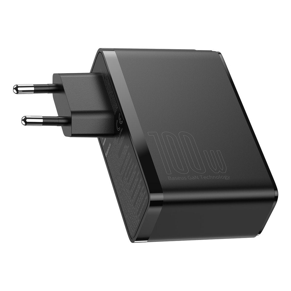 Netwerklader Baseus GaN2 Pro, 100W, 5A, 2 x USB-A - 2 x USB-C, Zwart CCGAN2P-L01