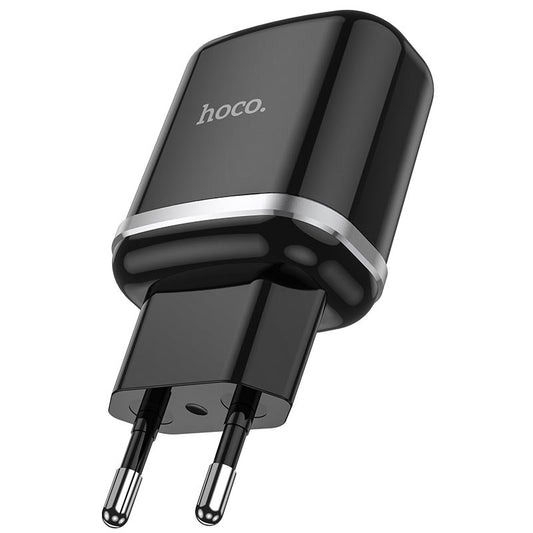 HOCO N3 Netlader, 18W, 3A, 1 x USB-A, Zwart