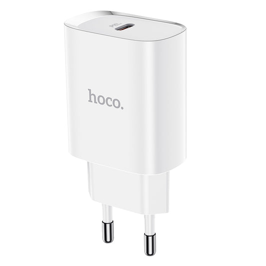 HOCO N14 Wall Charger, 20W, 3A, 1 x USB-C, White