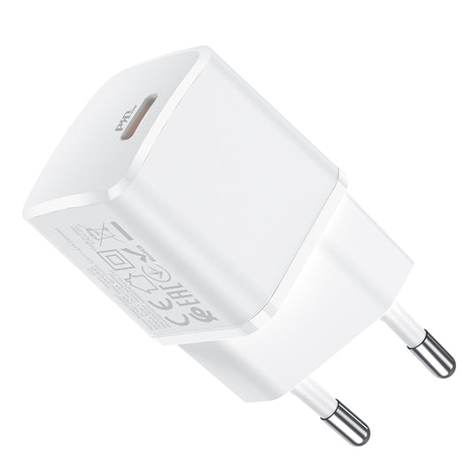 Netwerkoplader HOCO N10, 20W, 3A, 1 x USB-C, Wit