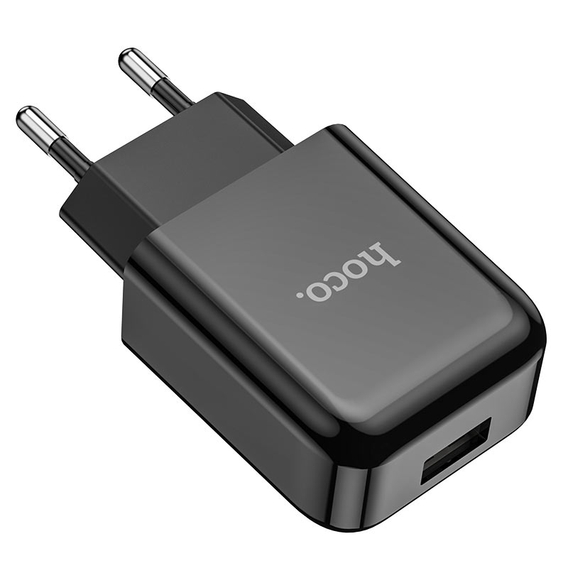 HOCO N2 Netlader, 10W, 2A, 1 x USB-A, Zwart