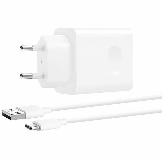 Network Charger with USB-C Cable Huawei CP404B, 22.5W, 2.25A, 1 x USB-A, White 55033325