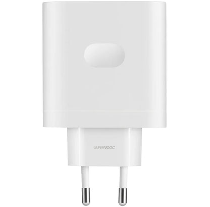 Network Charger With USB-C Cable OnePlus, 80W, 7.3A, 1 x USB-C, White 5461100248