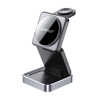 Draadloze Netwerkoplader Acefast E21 3in1, 23W, 1.67A, Gri