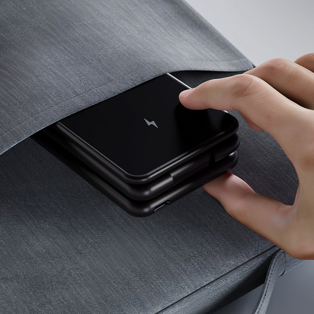 Draadloze Netwerkoplader Allity. AWC-230-22WMS 3in1, 22.5W, 1.67A, Gri