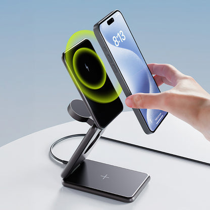 Draadloze Netwerkoplader Allity. AWC-230-22WMS 3in1, 22.5W, 1.67A, Gri