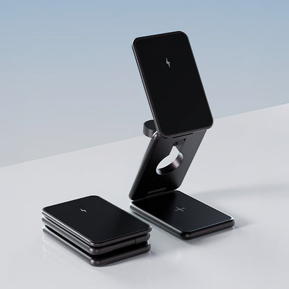 Draadloze Netwerkoplader Allity. AWC-230-22WMS 3in1, 22.5W, 1.67A, Gri