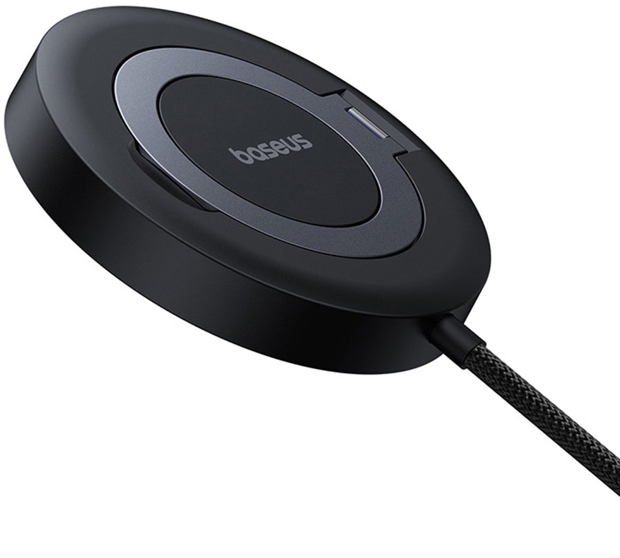 Baseus Simple Mini4 Draadloze Netwerkoplader, 15W, 1.67A, Zwart P10273300121-01