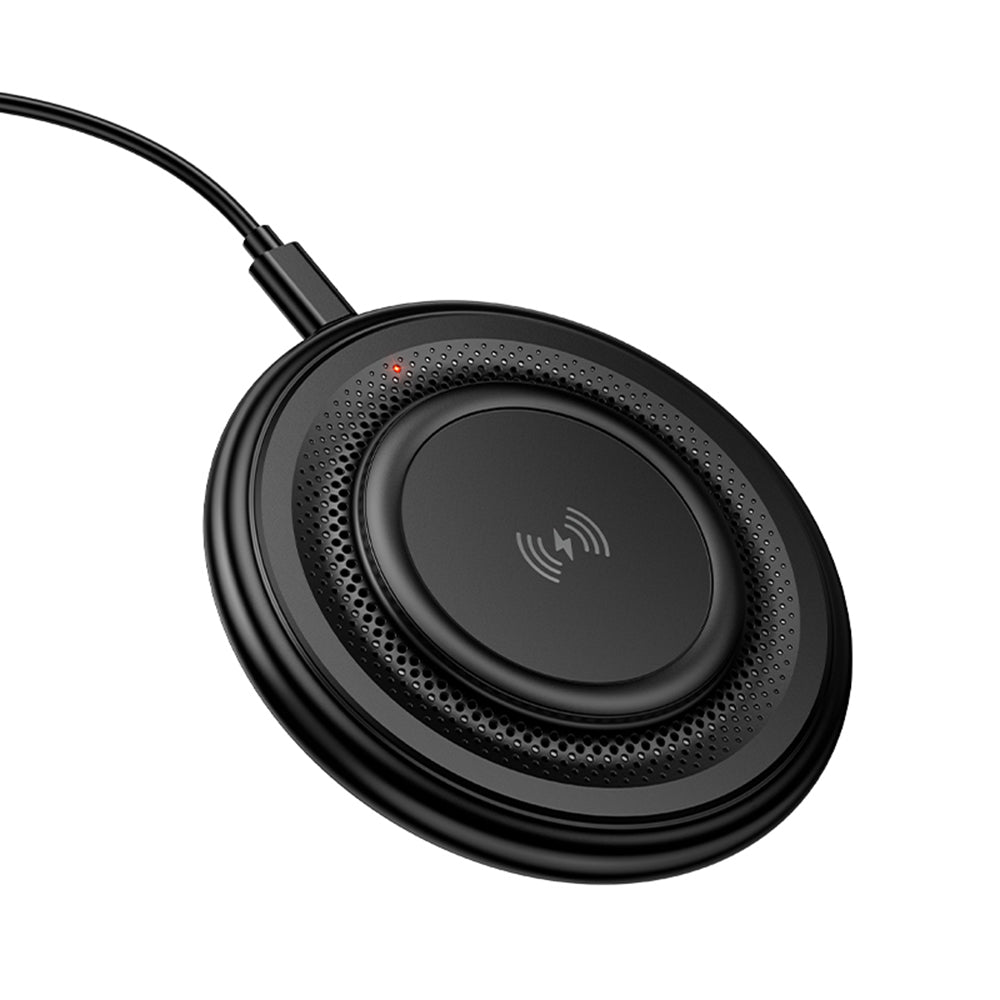 Draadloze Netwerkoplader Borofone BQ40 Crown, 15W, 1.67A, Zwart