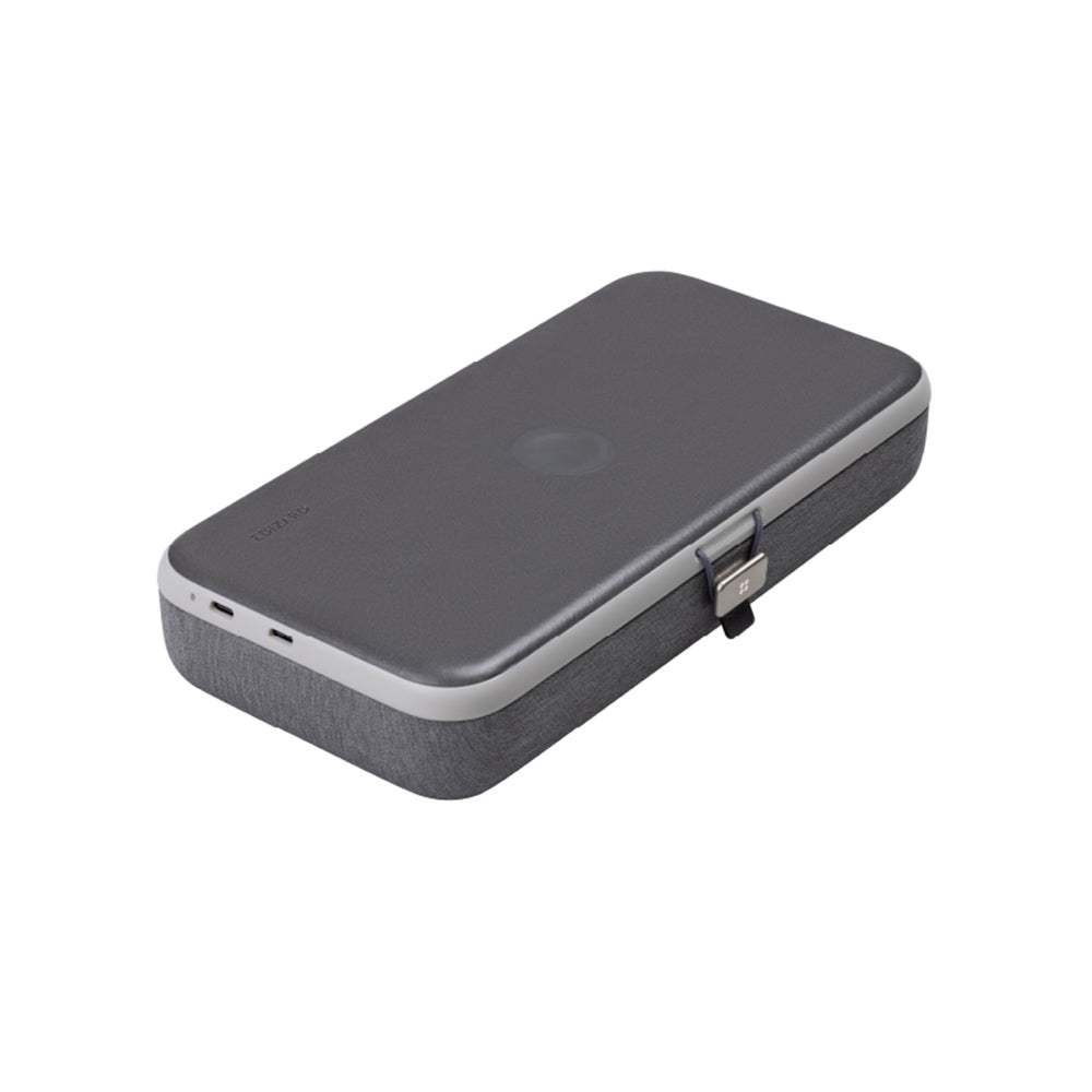 Draadloze Netwerkoplader Edizard PowerCube 3in1, 65W, 3.25A, 1 x USB-C, Gri