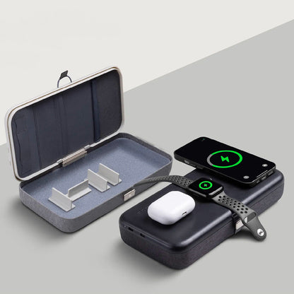 Draadloze Netwerkoplader Edizard PowerCube 3in1, 65W, 3.25A, 1 x USB-C, Gri