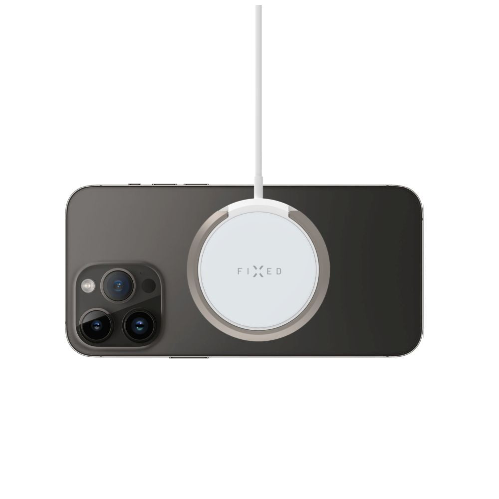 Fixed Ring Wireless Network Charger, 15W, 1.67A, White