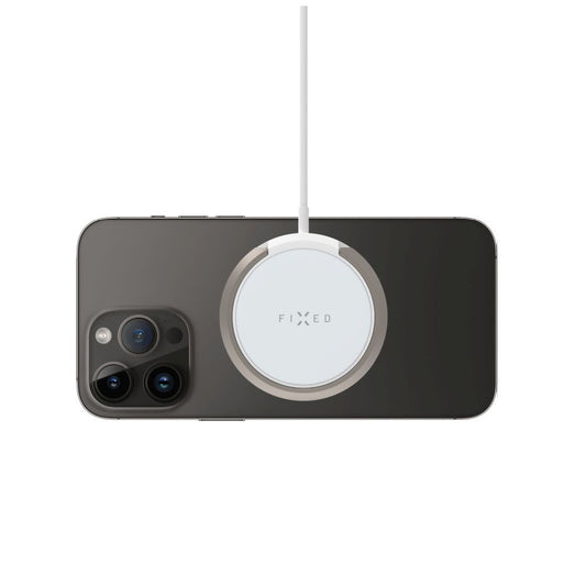 Draadloze Netwerk Oplader Fixed Ring, 15W, 1.67A, Wit