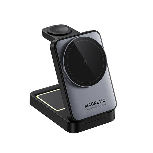 Draadloze Netwerkoplader HAVIT W3103 3in1, 15W, 1.67A, Zwart Grijs